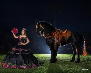 Quinceanera with horse picture. Special Event Photographer