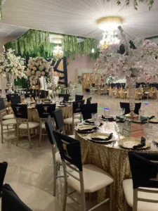 Decorated event center